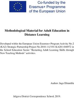 Methodological Material for Adult Education in Distance Learning