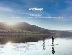 Kamloops Accommodation Partner Program 2021/2022