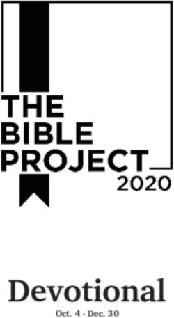 Devotional Oct. 4 - Dec. 30 - Hyde Park United Methodist ...