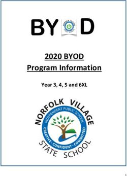 2020 BYOD Program Information - Year 3, 4, 5 and 6XL - Norfolk Village State School