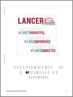 GRANGER HIGH SCHOOL COURSE CATALOG - 2019-2020 GRANGER HIGH COURSE CATALOG - Granite School District