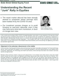 Understanding the Recent "Junk" Rally in Equities - State Street Global Advisors