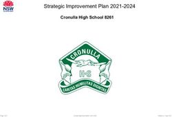 Strategic Improvement Plan 2021-2024 - Cronulla High School 8261