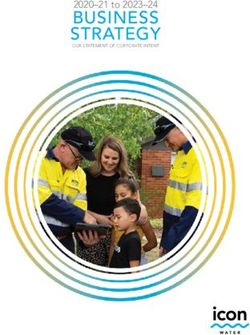 BUSINESS STRATEGY 2020-21 to 2023-24 - Icon Water