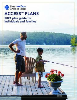 ACCESS PLANS 2021 plan guide for individuals and families - Blue Cross of ...