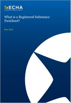 What is a Registered Substance Factsheet? - May 2018 - Europa EU