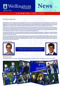 From the Headmaster - Old Wellingtonians'