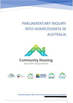 PARLIAMENTARY INQUIRY INTO HOMELESSNESS IN AUSTRALIA - Wendy Hayhurst, CEO, Community Housing Industry Association