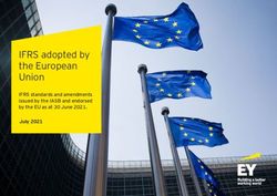 IFRS adopted by the European Union - July 2021 IFRS standards and amendments issued by the IASB and endorsed by the EU as at 30 June 2021 - EY