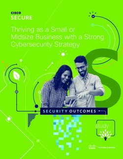 Thriving as a Small or Midsize Business with a Strong Cybersecurity Strategy - Cisco