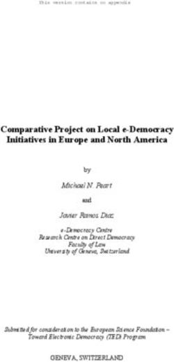 Comparative Project on Local e-Democracy Initiatives in Europe and North America