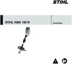 STIHL KMA 135 R Instruction Manual