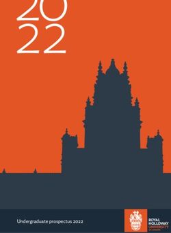Undergraduate prospectus 2022 - ROYAL HOLLOWAY UNIVERSITY