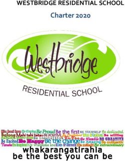 Charter 2020 WESTBRIDGE RESIDENTIAL SCHOOL