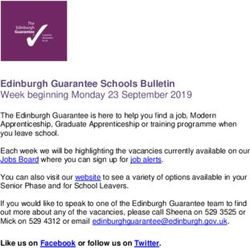 Edinburgh Guarantee Schools Bulletin Week beginning Monday 23 September 2019