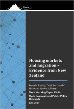 Housing markets and migration - Evidence from New Zealand - Motu Working Paper 19-14 Motu Economic and Public Policy Research - MBIE