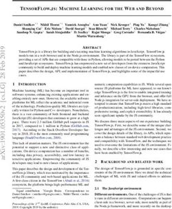 TENSORFLOW.JS: MACHINE LEARNING FOR THE WEB AND BEYOND - arXiv