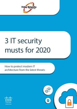 3 IT security musts for 2020 - How to protect modern IT architecture from the latest threats - Friday Networks