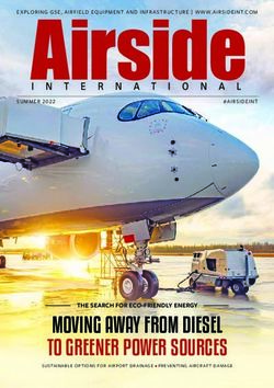 MOVING AWAY FROM DIESEL TO GREENER POWER SOURCES - THE SEARCH FOR ECO-FRIENDLY ENERGY - Airside International