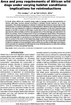 Area and prey requirements of African wild dogs under varying habitat conditions: implications for reintroductions