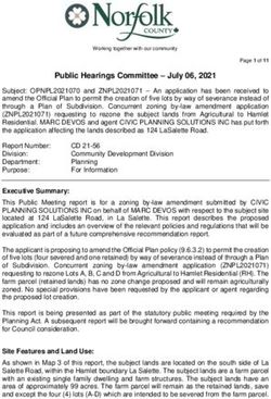 Public Hearings Committee - July 06, 2021 - Norfolk County