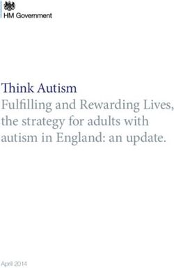 Think Autism Fulfilling and Rewarding Lives, the strategy for adults with autism in England: an update - April 2014