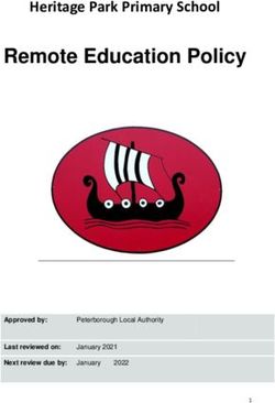 Remote Education Policy - Heritage Park Primary School - Heritage Park ...