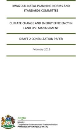 KWAZULU-NATAL PLANNING NORMS AND STANDARDS COMMITTEE CLIMATE CHANGE AND ENERGY EFFICIENCY IN LAND USE MANAGEMENT DRAFT 2 CONSULTATION PAPER ...