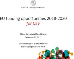 EU funding opportunities 2018 2020 - for DSV Chiara Abrescia & Mara Ghiazza December 21, 2017 - Dipartimento di ...