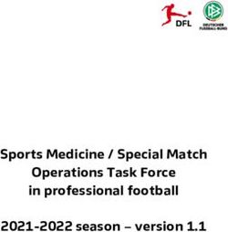 Sports Medicine / Special Match Operations Task Force in professional football 2021-2022 season - version 1.1 - DFL