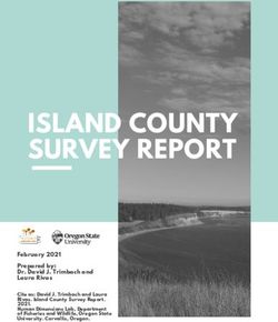 ISLAND COUNTY SURVEY REPORT