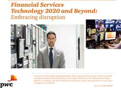 FINANCIAL SERVICES TECHNOLOGY 2020 AND BEYOND: EMBRACING DISRUPTION - PWC