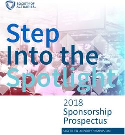 Sponsorship Prospectus - 2018 SOA LIFE & ANNUITY SYMPOSIUM - SOA.org