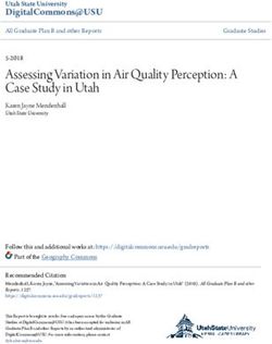 Assessing Variation in Air Quality Perception: A Case Study in Utah