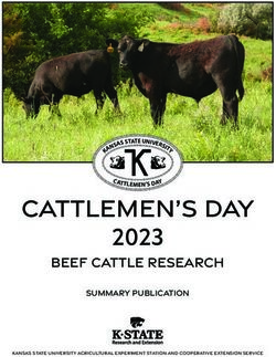 Cattlemen's Day 2023 Beef Cattle Research - Summary Publication