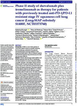 Phase II Study Of Durvalumab Plus Tremelimumab As Therapy For Patients ...