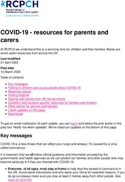 COVID-19 - resources for parents and carers - Nettlebed ...
