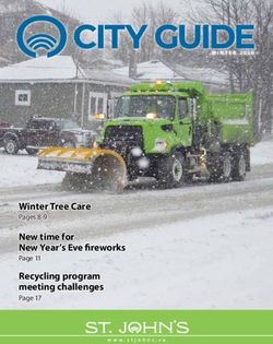 Winter Tree Care Pages 8-9 - New time for New Year's Eve fireworks Recycling program meeting challenges