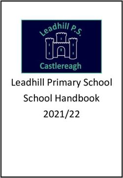 Leadhill Primary School School Handbook 2021/22