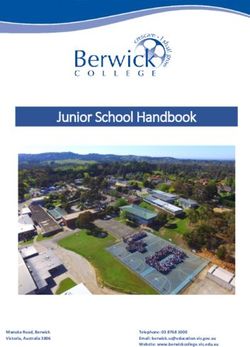 Junior School Handbook - Berwick College