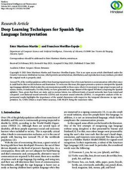 Deep Learning Techniques for Spanish Sign Language Interpretation