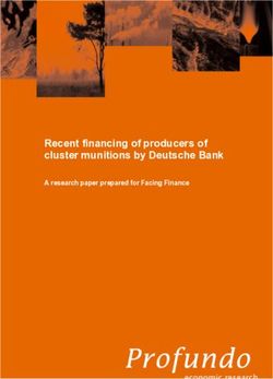 Recent financing of producers of cluster munitions by Deutsche Bank - A research paper prepared for Facing Finance - BankTrack