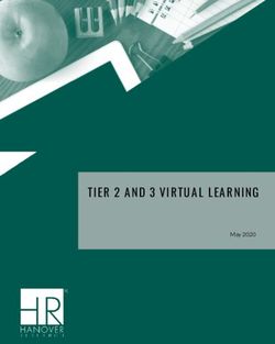 TIER 2 AND 3 VIRTUAL LEARNING - May 2020 - Washington Association of ...