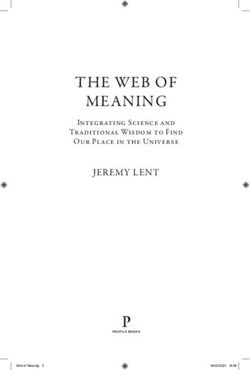 The Web of Meaning integrating Science and - JereMy Lent