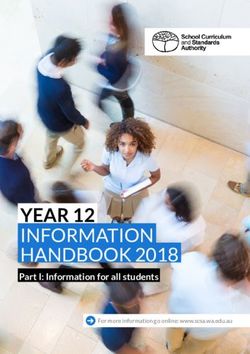 YEAR 12 INFORMATION HANDBOOK 2018 - Part I: Information for all students For more information go online: www.scsa.wa.edu.au - School Curriculum ...