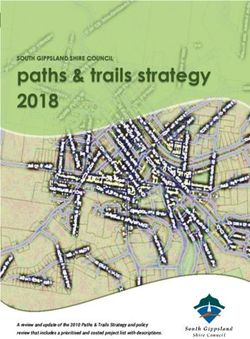Paths & trails strategy 2018 - South Gippsland Shire Council