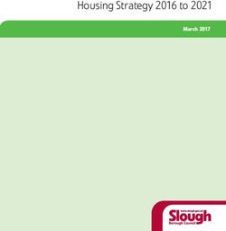 Housing Strategy 2016 to 2021 - March 2017 - Slough Borough Council