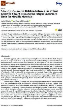 A Newly Discovered Relation between the Critical Resolved Shear Stress and the Fatigue Endurance Limit for Metallic Materials