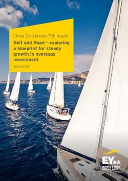 Belt and Road - exploring a blueprint for steady growth in overseas investment - China Go Abroad (7th Issue) - EY