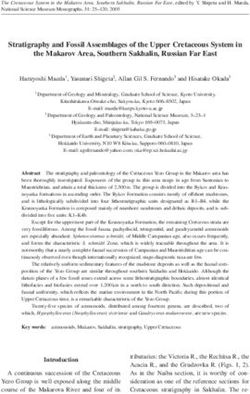 Stratigraphy and Fossil Assemblages of the Upper Cretaceous System in the Makarov Area, Southern Sakhalin, Russian Far East